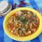 Свинина со стручковой фасолью в кастрюле