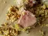 Стейки из ягнятины с корочкой из трав и пармезана