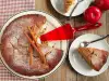 Простой яблочный пирог с молоком и ванилью
