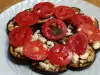 Армянский салат с баклажанами, помидорами и брынзой