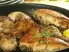 Курица с белым вином и чесноком