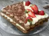 Торт из печенья Дамские Пальчики с шоколадом и маскарпоне