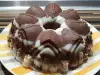 Эффектный торт из печеья в форме для кекса