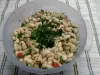 Аппетитный салат с фасолью
