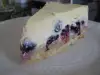 Черничный чизкейк с белым шоколадом