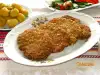 Шницели в панировке с кукурузными хлопьями