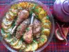 Куриные ножки с ароматным молодым картофелем