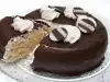 Как собрать круглый торт из квадратных коржей?
