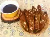Цельнозерновое печенье кантучини с грецкими орехами и коричневым сахаром
