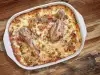 Рис в духовке с куриными ножками и чабером