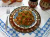 Каварма из печени с грибами