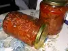 Баклажаны и перец в томатном соусе