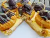 Эклерный торт с кремом Брюле и шоколадом