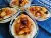 Манные кремы с карамелизированными фруктами