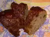 Экономный кекс с клубничным вареньем и грецкими орехами
