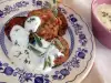 Котлеты из мясного фарша и шпината