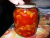 Маринованный красный сладкий перец и морковь