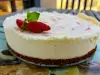 Кето пирог с клублникой и маскарпоне