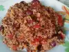 Киноа с красной фасолью
