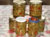 Кьопоолу с зелеными помидорами и красным перцем
