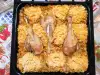 Квашеная капуста с рисом и ножками индейки