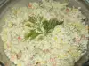 Салат с кускусом и майонезом