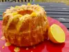 Лимонный кекс с яичными белками и сыром Маскарпоне