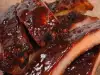 Медовые ребрышки с пивом