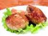 Фаршированные котлеты с сыром и солеными огурцами