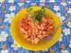 Яйца с помидорами и луком