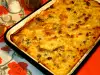Мусака с мясным фаршем и пастой