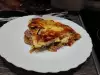 Гратен с фаршем и кабачками