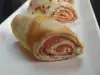 Блинчики со сливочным сыром и семгой