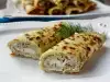 Блинчики из кабачков со сливочным сыром