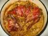 Фаршированный кролик со свининой и квашеной капустой