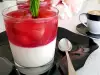 Панна котта с клубникой в стаканах