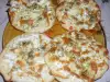 Лепешки с брынзой, сыром и чесноком