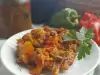 Баклажаны и сладкий перец в банках на зиму