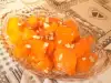 Вареная тыква с корицей, грецкими орехами и изюмом
