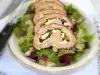 Печеный куриный рулет