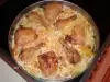 Курица с картошкой и майонезом