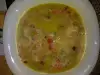 Куриный суп по-деревенски с варeной заправкой