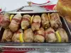 Куриные рулетики в беконе