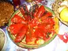 Постный болгарский перец с рисом на Сочельник