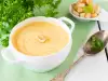 Крем-суп с картофелем и крутонами