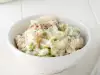 Салат с картошкой, капустой и майонезом
