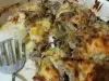 Вкусная индейка с грибами и плавленым сыром в духовке