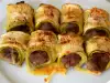 Ленивые рулетики из кабачков