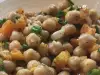 Полезный салат из нута