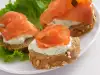 Маленькие закусочные бутерброды - канапе